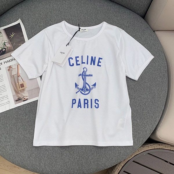 激安価格!セリーヌ アンカー 70S ストライプ Tシャツ 偽物 4色 Cem65281