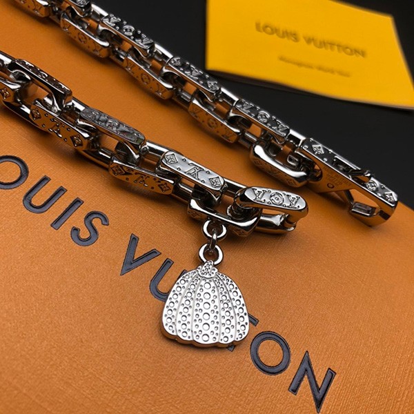 大人気!LV × YK ネックレス コピー パラダイス チェーン パンプキン M01095