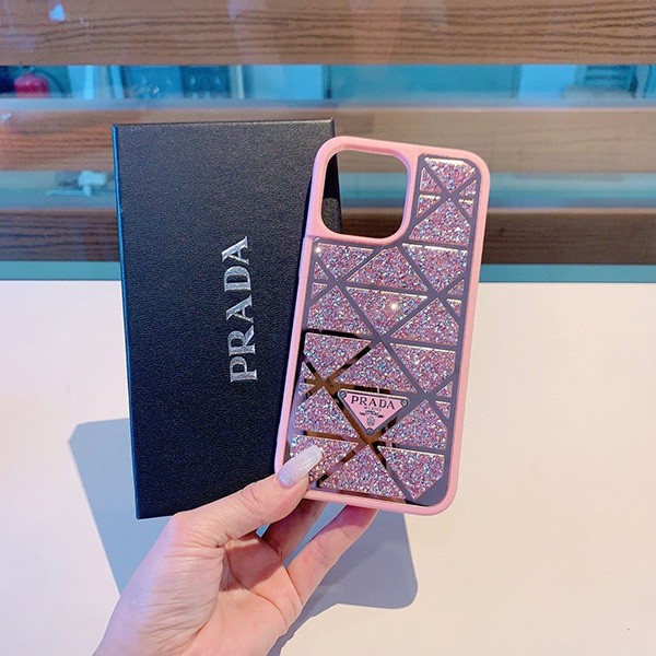 プラダ◆クリスタル スマホケース コピー iPhone14Pro/14ProMax pui64480