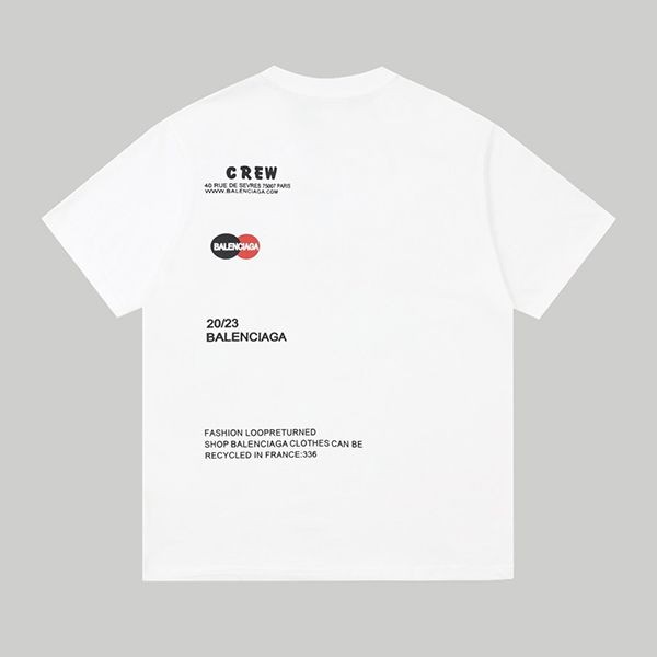 2023SS超レア欲しい♡超限定♪バレンシアガ ロゴ Tシャツ コピー baj53929