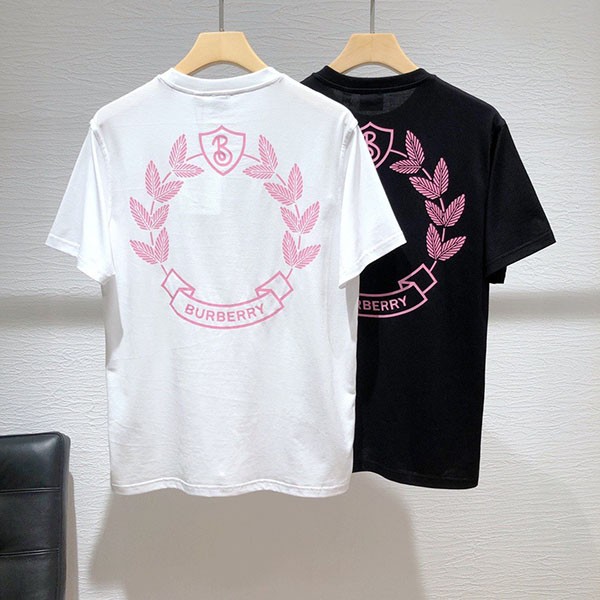 超希少!バーバリー 偽物 オークリーフ刺しゅうコットンオーバーTシャツ Bay29534