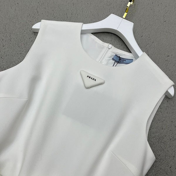 プラダ コピー☆ロゴ コットンジャージー マキシドレス puq97722