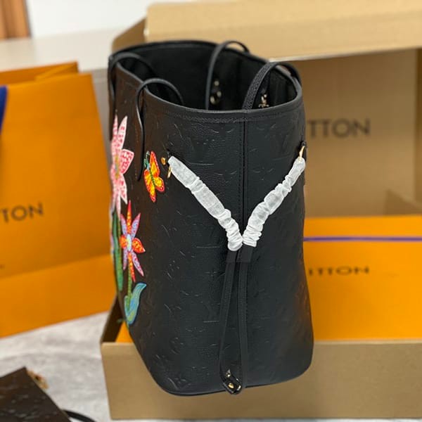 ★安心 ルイヴィトン LV × YK コピー ネヴァーフル MM トートバッグ vus48369