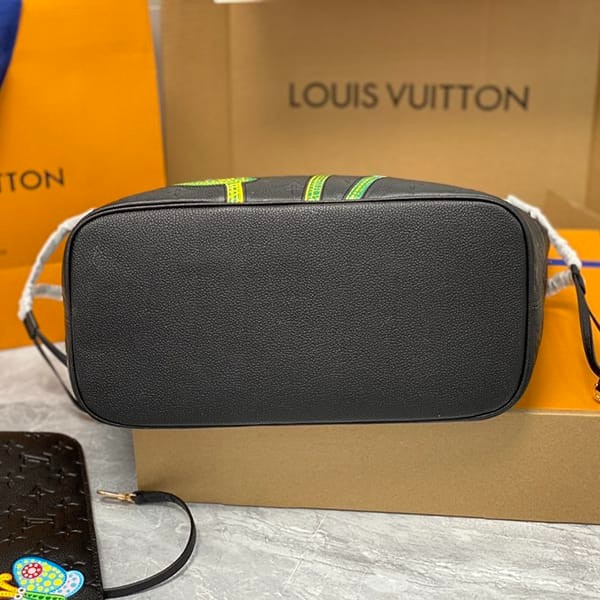 ★安心 ルイヴィトン LV × YK コピー ネヴァーフル MM トートバッグ vus48369