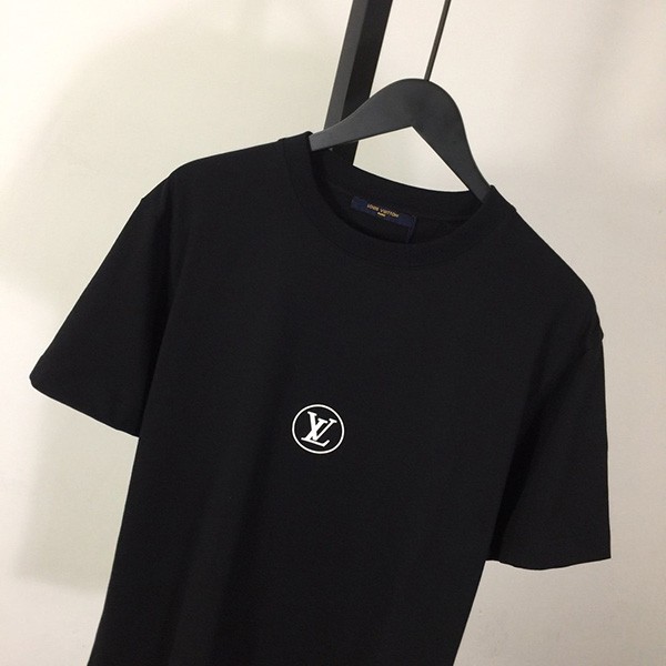 ルイヴィトン コピー フロント&バック レタープリントTシャツ 2色 vuw87686