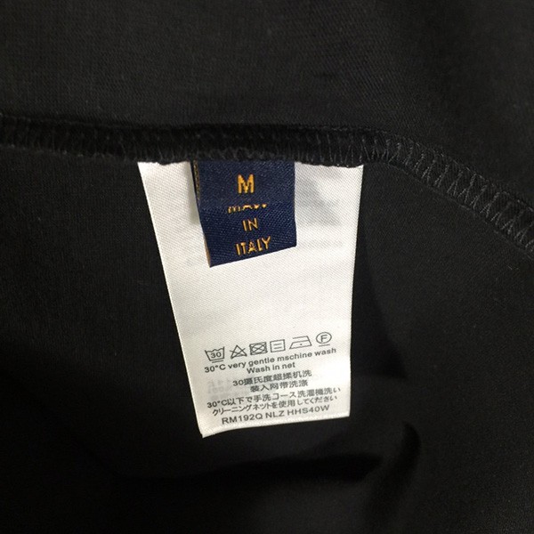 ルイヴィトン コピー フロント&バック レタープリントTシャツ 2色 vuw87686
