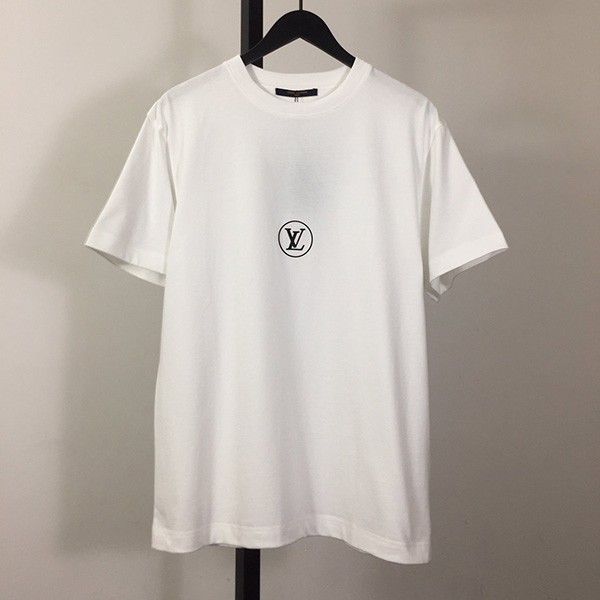 ルイヴィトン コピー フロント&バック レタープリントTシャツ 2色 vuw87686