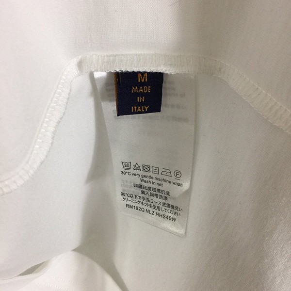ルイヴィトン コピー フロント&バック レタープリントTシャツ 2色 vuw87686