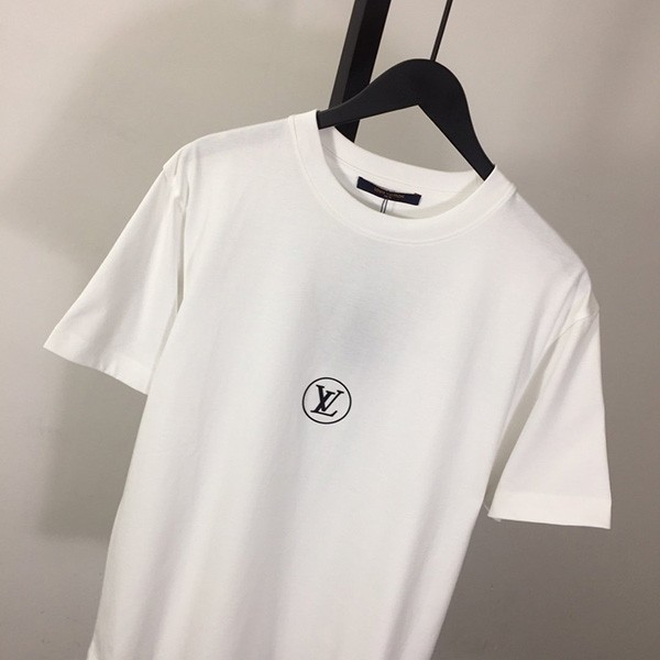 ルイヴィトン コピー フロント&バック レタープリントTシャツ 2色 vuw87686