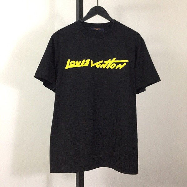 ルイヴィトン 刺繍ロゴTシャツ 偽物 2色 vue14266