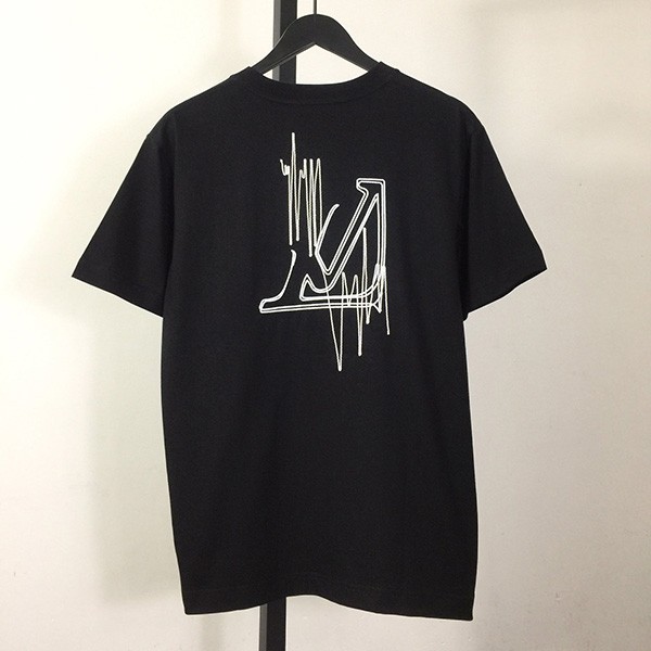 スタイリッシュ!【ルイヴィトン コピー】周波数 グラフィック Tシャツ 2色 vul82902