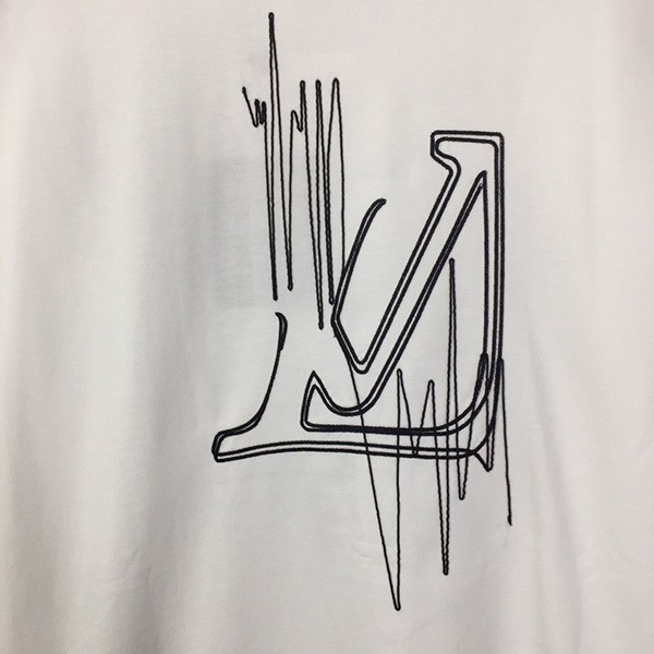 スタイリッシュ!【ルイヴィトン コピー】周波数 グラフィック Tシャツ 2色 vul82902