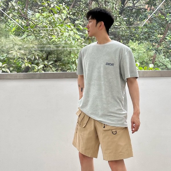 カジュアルルックに★ディオール リラックスフィットTシャツ 偽物 2色 deu43910