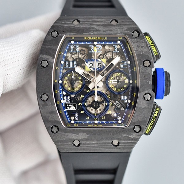 リシャール・ミル RM 011 オートマティック 偽物 フライバック クロノグラフ フェリペ・マッサ ril28521