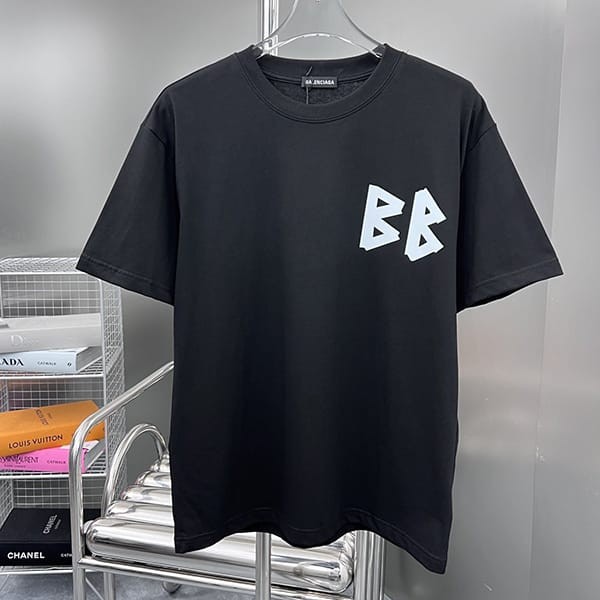 バレンシアガ Tシャツ 偽物 ユニセックス ロゴ 2色 bat96318