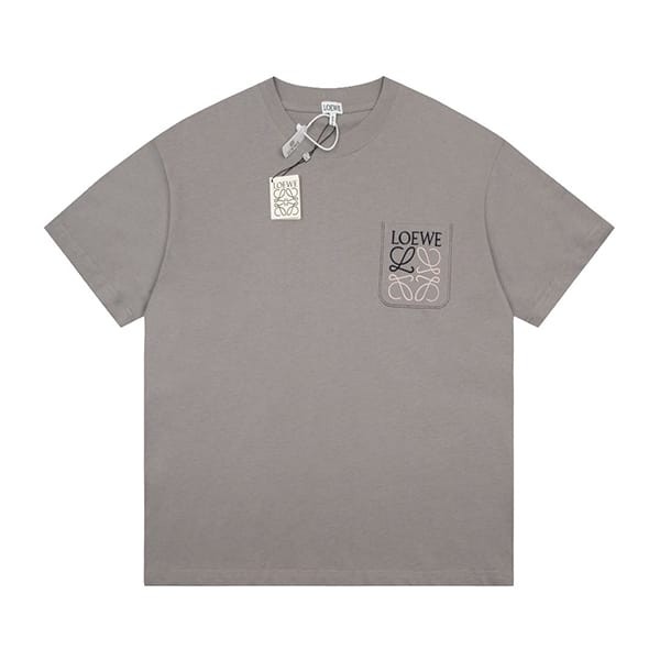 ★安心ロエベ Anagram ロゴ コットン Tシャツ 偽物 半袖 lod74197