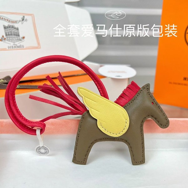エルメス ロデオ ペガサス コピー PM チャーム アニオン×コットン erp20263