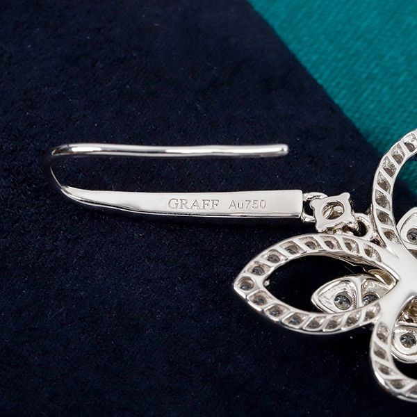 超希少!【セレブ多数愛用】グラフ ダイヤモンド・ピアス 偽物 シルバー925 gus56620