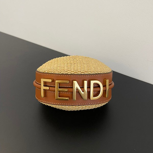 ☆フェンディ 偽物☆Nano Fendigraphy ホーボー かごバッグ ナノ fel95022