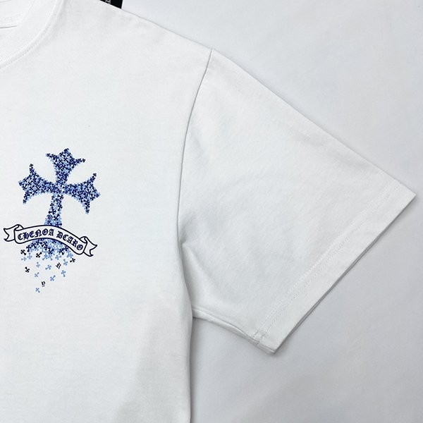 クロムハーツ フローラルクロス コピーTシャツ 大人気! Kut01645