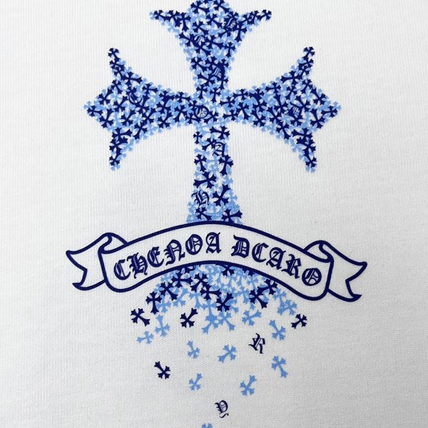 クロムハーツ フローラルクロス コピーTシャツ 大人気! Kut01645