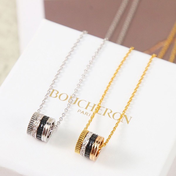 ブシュロン キャトル ペンダント コピー ダイヤモンド ネックレス JPN00669 JPN00553