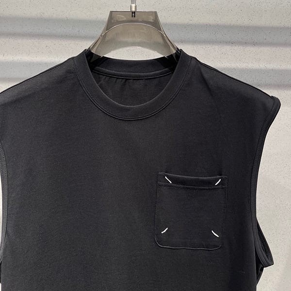 MM6 メゾン マルジェラ コピー ナンバリング ロゴ Tシャツ ベスト 2色 Mam63893