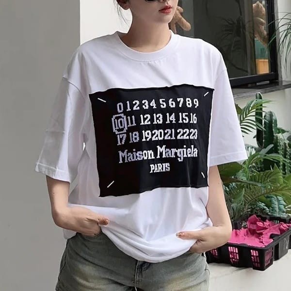 MM6 メゾン マルジェラ ロゴプリント Tシャツ コピー 2色 May01069