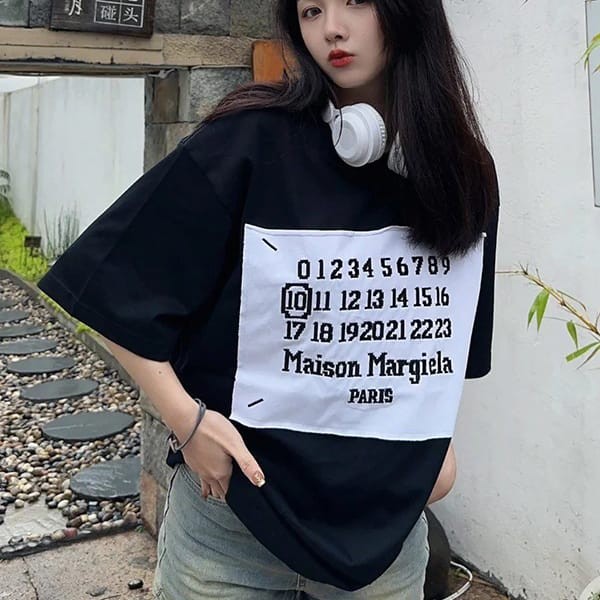 MM6 メゾン マルジェラ ロゴプリント Tシャツ コピー 2色 May01069
