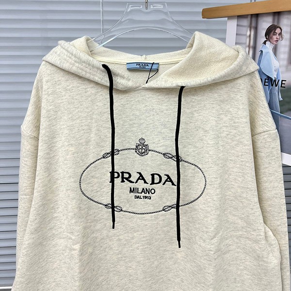 大人気!プラダ コットン パーカー 偽物 フーディ 1346771