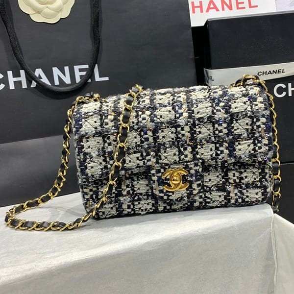 激安価格!シャネル ミニフラップバッグ ツイード スーパーコピー shi06797