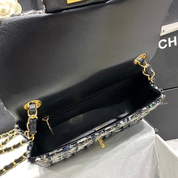 激安価格!シャネル ミニフラップバッグ ツイード スーパーコピー shi06797