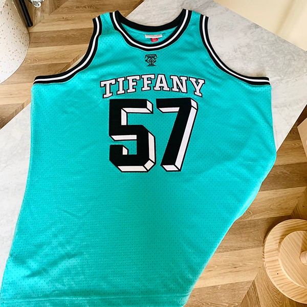 ティファニー x NBA x ミッチェルアンドネス 偽物 バスケットボール ジャージー タンクトップ Tia06708