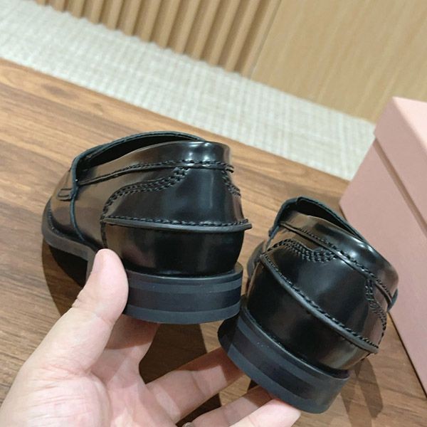 最安値挑戦 ミュウミュウ ペニーローファー コイン mym37012