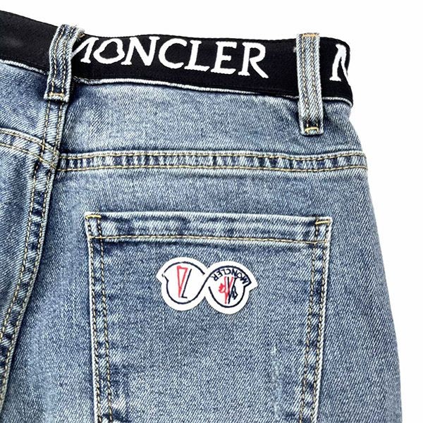 激安価格!モンクレール ジップフライジーンズ moz46263