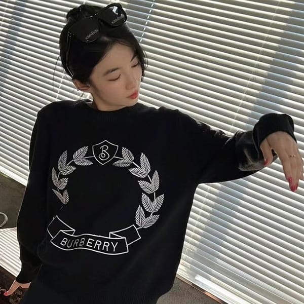 超希少!バーバリー 偽物 オークリーフクレスト ウールカシミア セーター Baf01493