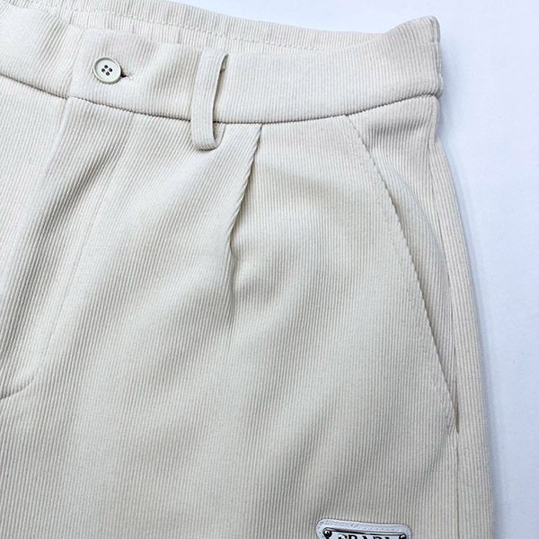 超希少!プラダ バージンウール コピー ストレッチ ナッテ パンツ pua20783