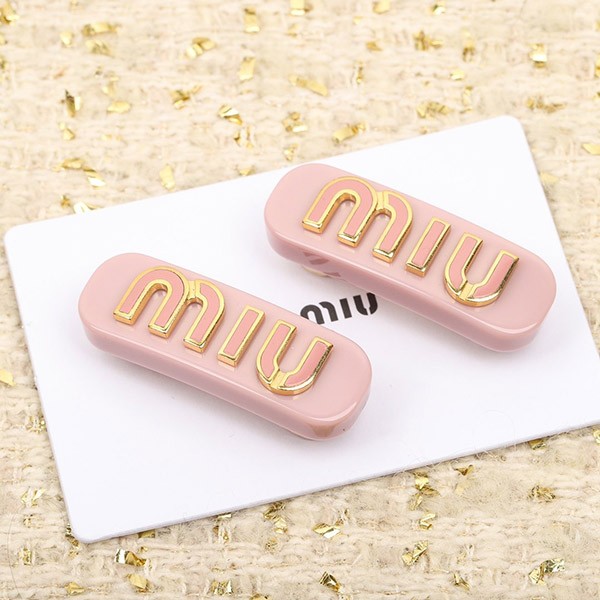 人気 ミュウミュウ 偽物 プレックスxメタル ヘアクリップ mya45518