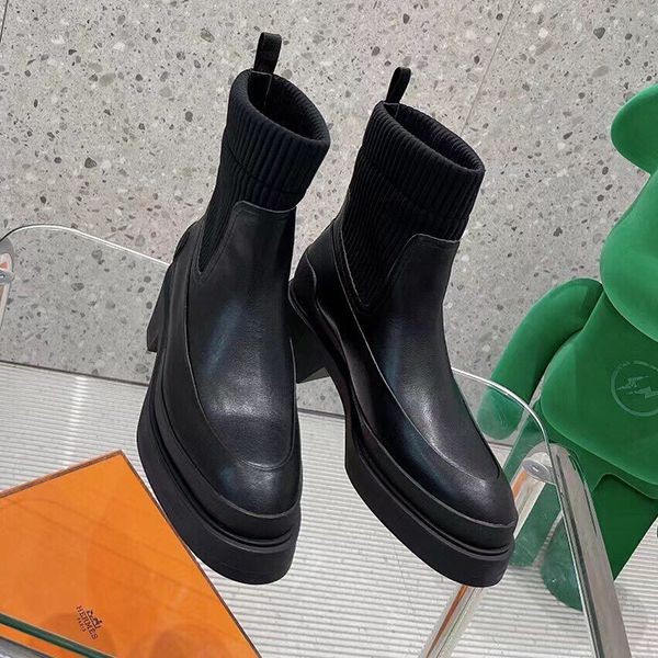 入手困難品!エルメス チャンキークラシックブーツ コピーN級品 erw59940
