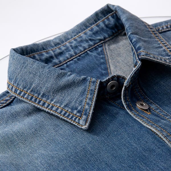 激安価格!ボッテガヴェネタ デニム長袖シャツ ブルー 偽物 bof92462