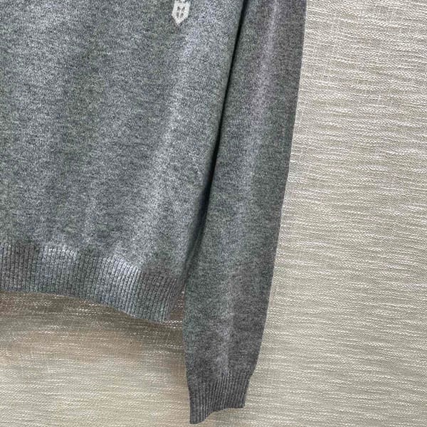 プラダ ロゴ カシミア シルク セーター コピー 2色 pum73946
