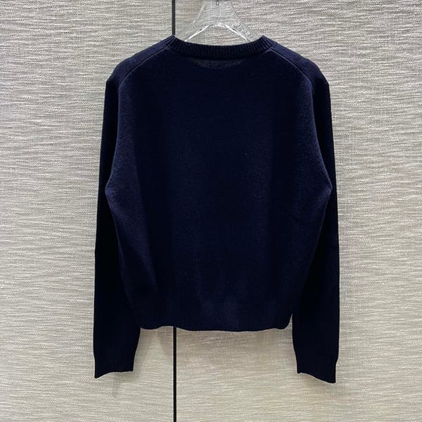 プラダ ロゴ カシミア シルク セーター コピー 2色 pum73946