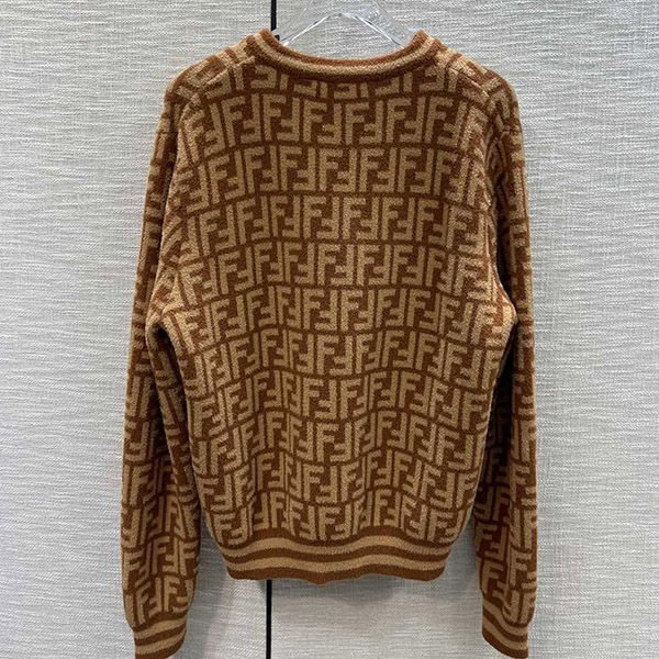 フェンディ ブラウンカシミア カーディガン 偽物 fee29690