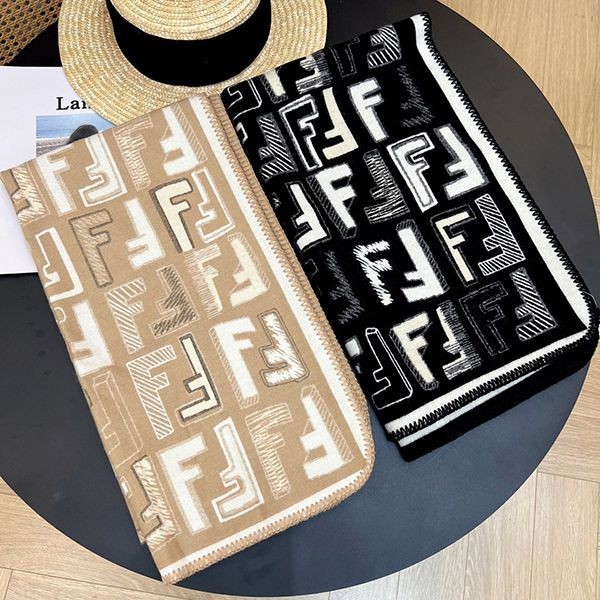 入手困難品!フェンディ FFモチーフ ロゴ カシミヤ マフラー コピー fee34711