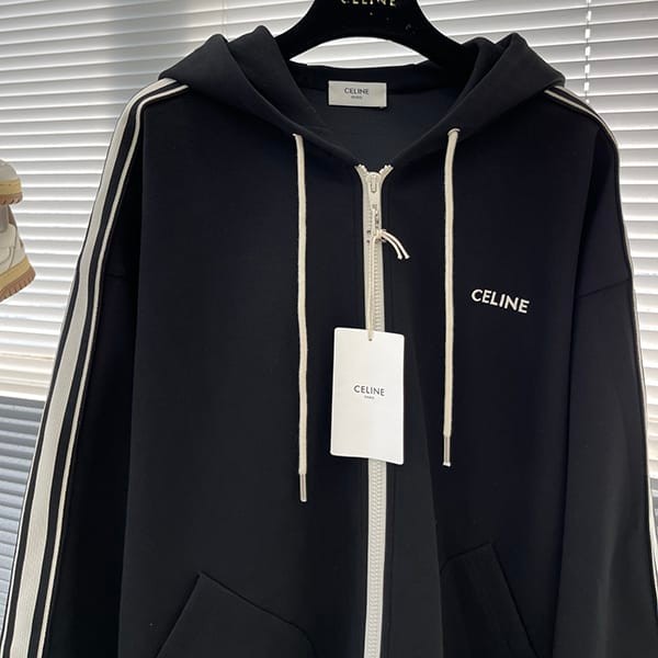 セリーヌ トラックスーツジャケット 偽物 ジャージー 2Y58B121O