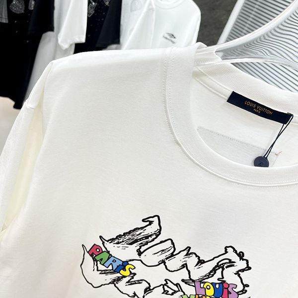 24FW ルイヴィトン Tシャツ コピープリント 半袖 注目度抜群! vuj67644