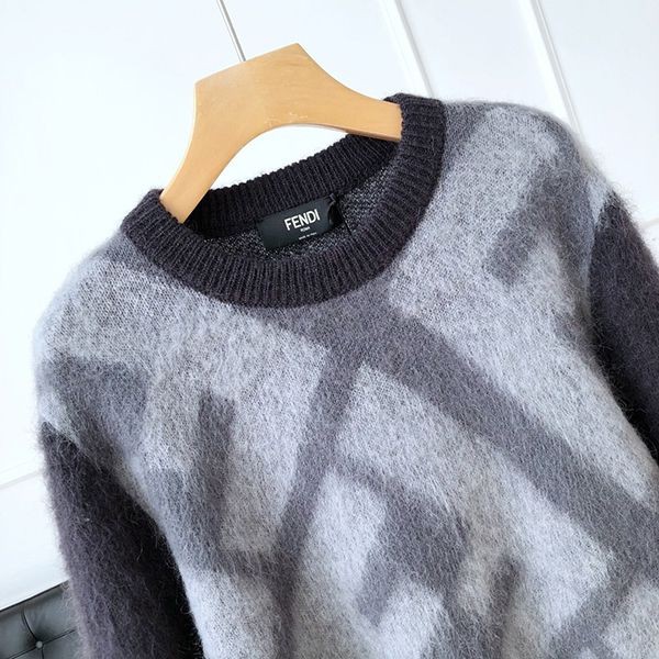 絶対欲しい!フェンディ 偽物モヘア クルーネック セーター★男女兼用 fem33841