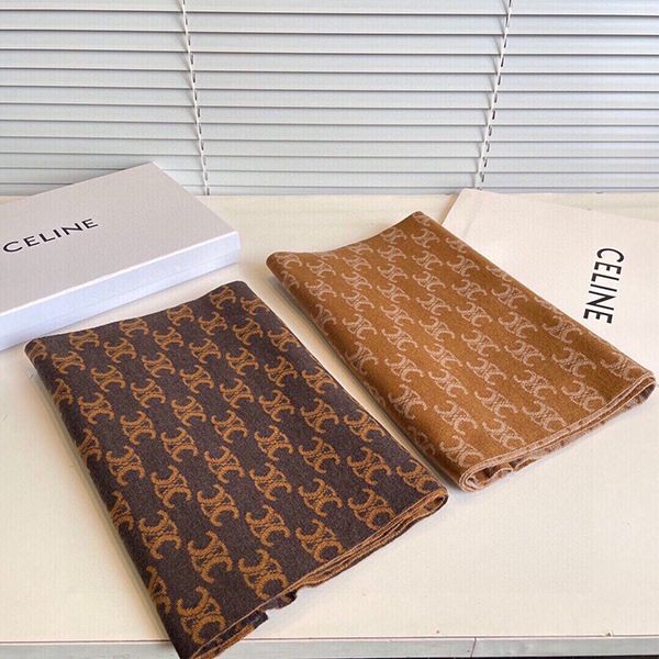 絶対欲しい!可愛い♡セリーヌ フリンジスカーフ カシミア 偽物 Ceb09445