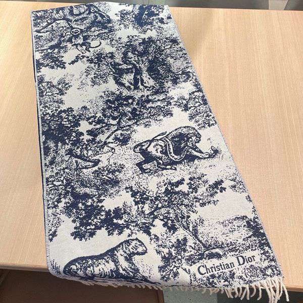超希少!新作限定 ディオール トワル ドゥ ジュイ カシミア マフラー 偽物 dep79801