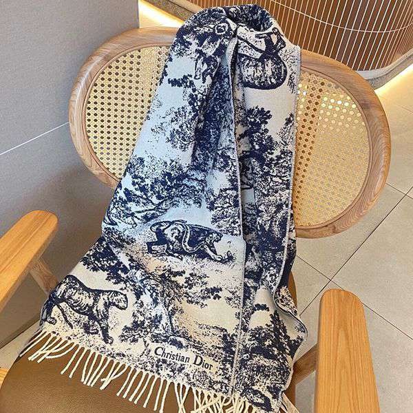 超希少!新作限定 ディオール トワル ドゥ ジュイ カシミア マフラー 偽物 dep79801